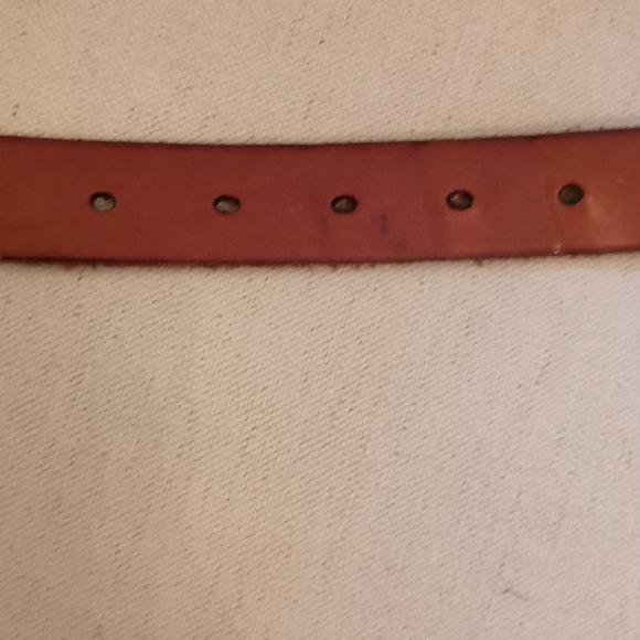 Polo Ralph Lauren Vintage Men's Brown Leather Belt 38 - Picture 8 of 12